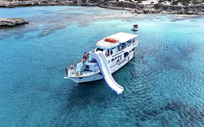 Wycieczka Rejs na Blue Lagoon poranny z transferem z adresu z Pafos łodzią Blue Diamond
